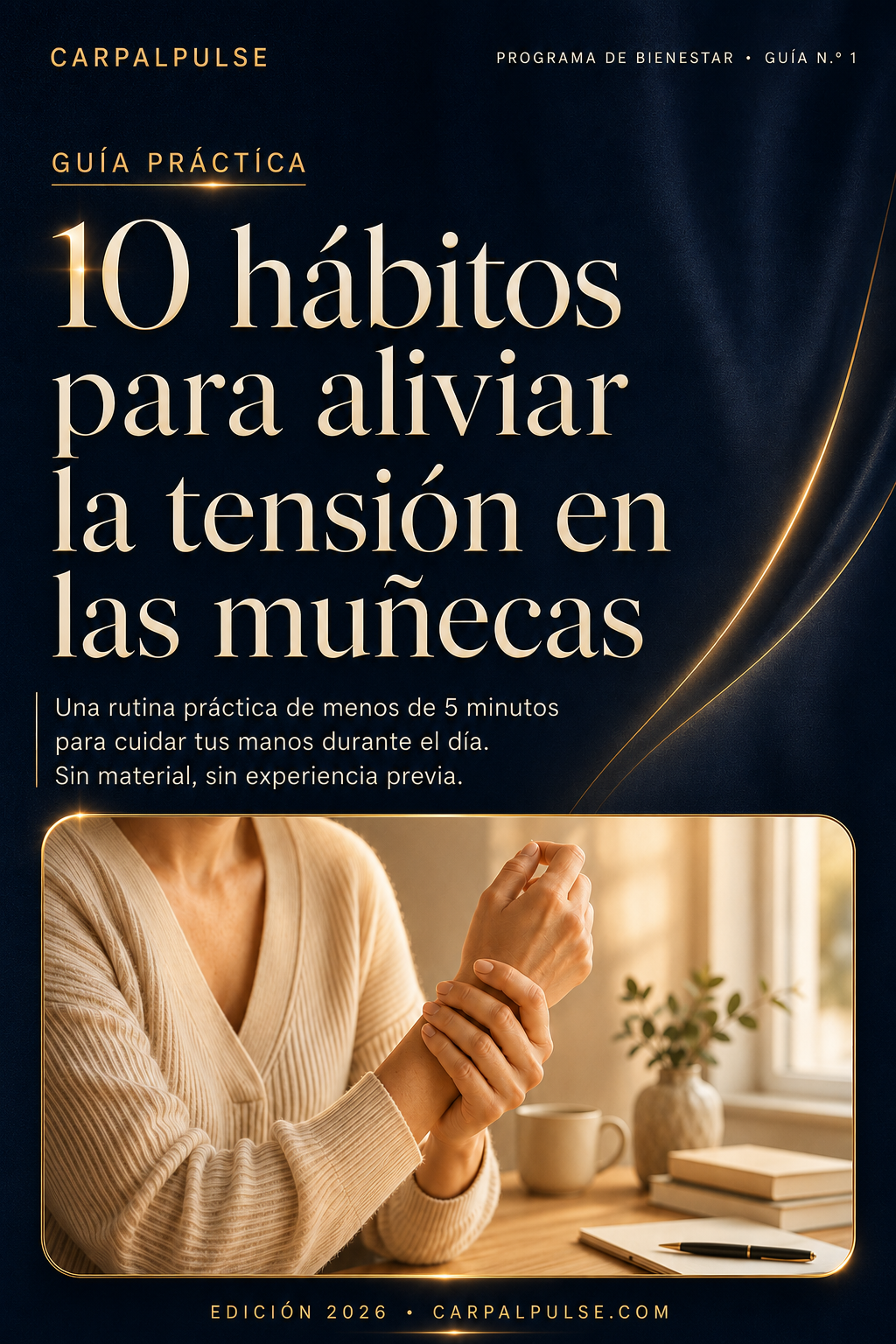 10 Hábitos para aliviar la tensión en las muñecas