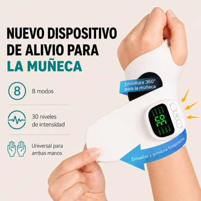 Muñequera Terapéutica para Alivio de Mano